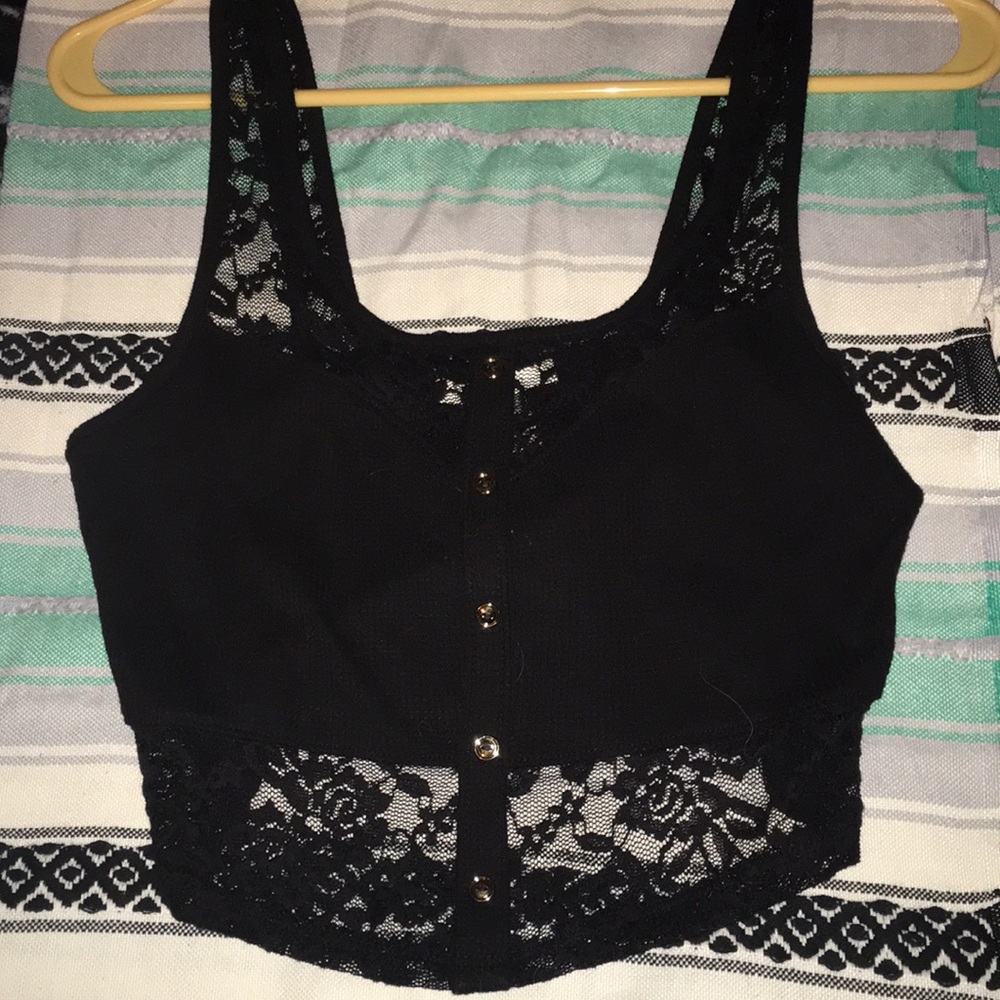 Cropped Lacey top